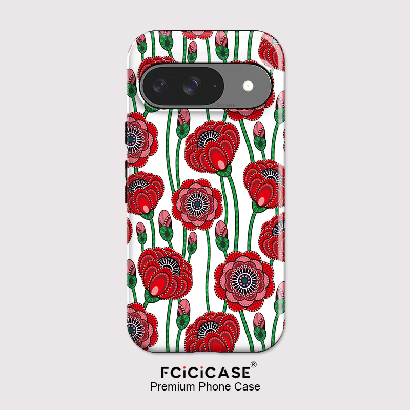 Phone Cases Red - Fcicicase アクリルマットフォンケース Google Pixel 9 10