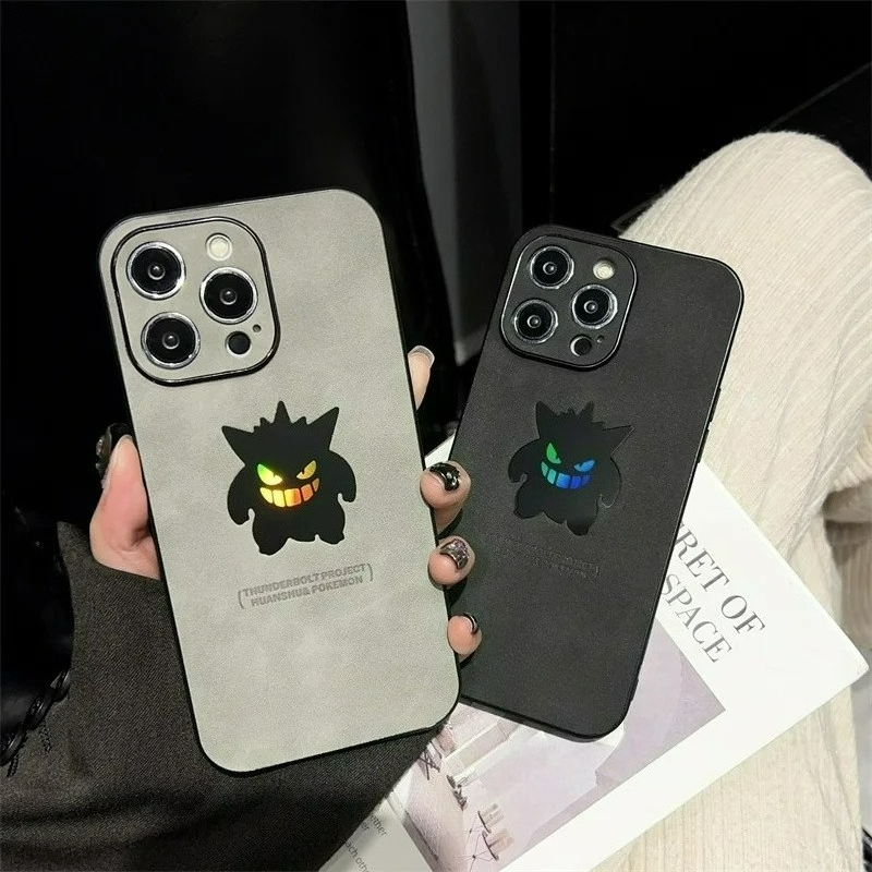 漫画アニメゲンガー革風レーザー加工スマホケース iPhone - Phone Cases Leather のレビューと価格