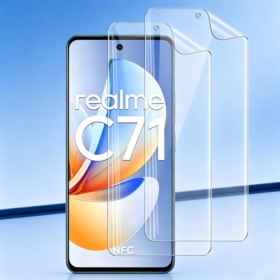 2枚入り マットハイドロゲルフィルム Realme C71  - Realme Note 50 のレビューと価格