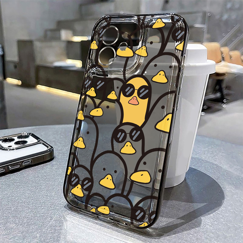かわいい漫画のアヒル柄ケース 女の子向け iPhone 17 - Phone Cases Xr Cute のレビューと価格
