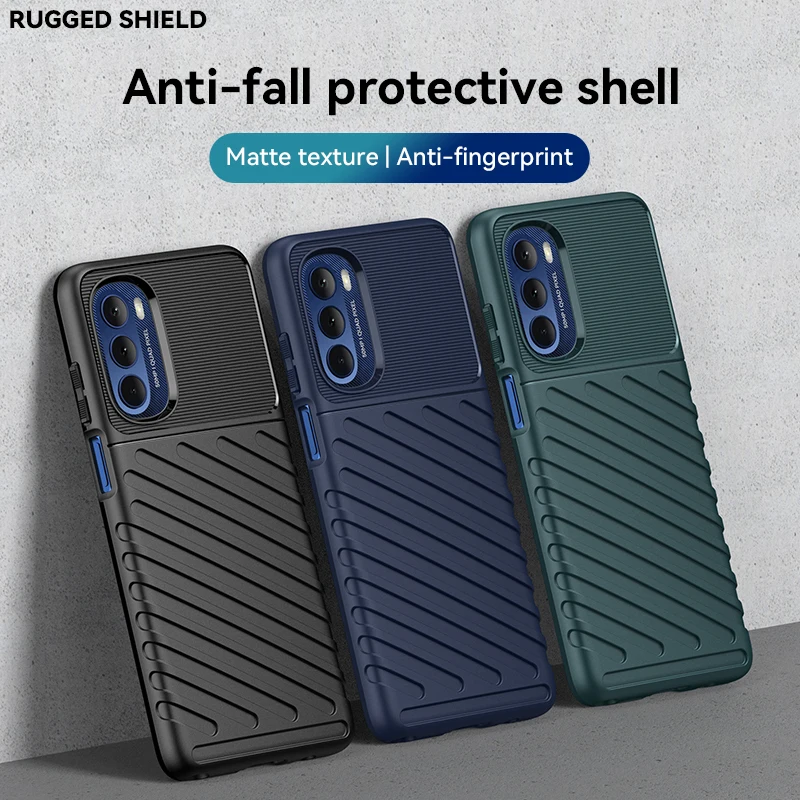 耐衝撃性シリコンフォンケース,高級耐衝撃カバー,オートバイ用 - Phone Cases Moto G 2025 のレビューと価格
