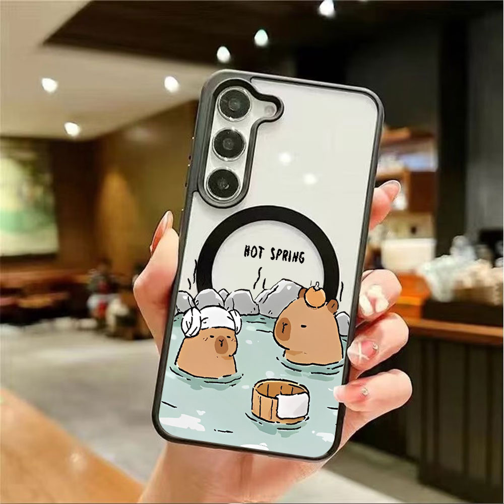 カラートランスペアレント磁気吸着スマホケース Samsung - Phone Cases Samsung S25 Ultra のレビューと価格